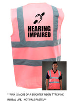 Load image into Gallery viewer, Hearing Impaired Enhanced Visibility Vest
