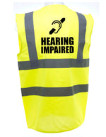 Load image into Gallery viewer, Hearing Impaired Enhanced Visibility Vest
