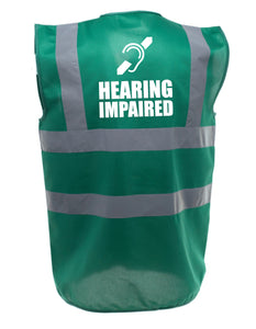 Hearing Impaired Enhanced Visibility Vest