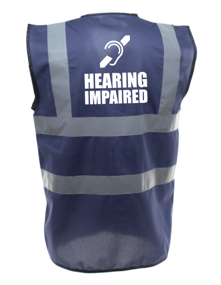 Hearing Impaired Enhanced Visibility Vest