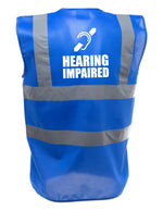 Load image into Gallery viewer, Hearing Impaired Enhanced Visibility Vest
