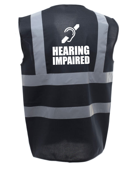 Hearing Impaired Enhanced Visibility Vest