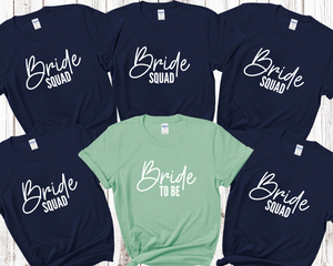 Bride Squad Bride Hen Party T-shirts D8