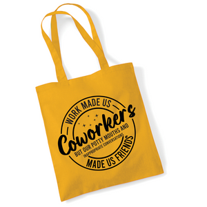 Coworker Funny Cotton Tote Bag