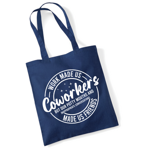 Coworker Funny Cotton Tote Bag