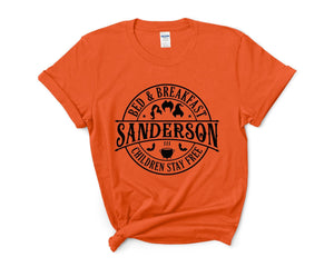 Sanderson Sisters Bed & Breakfast Halloween Adult T-shirt