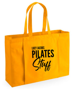 Personalised Name Pilates Stuff Organic Tote Bag