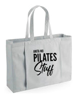 Load image into Gallery viewer, Personalised Name Pilates Stuff Organic Tote Bag
