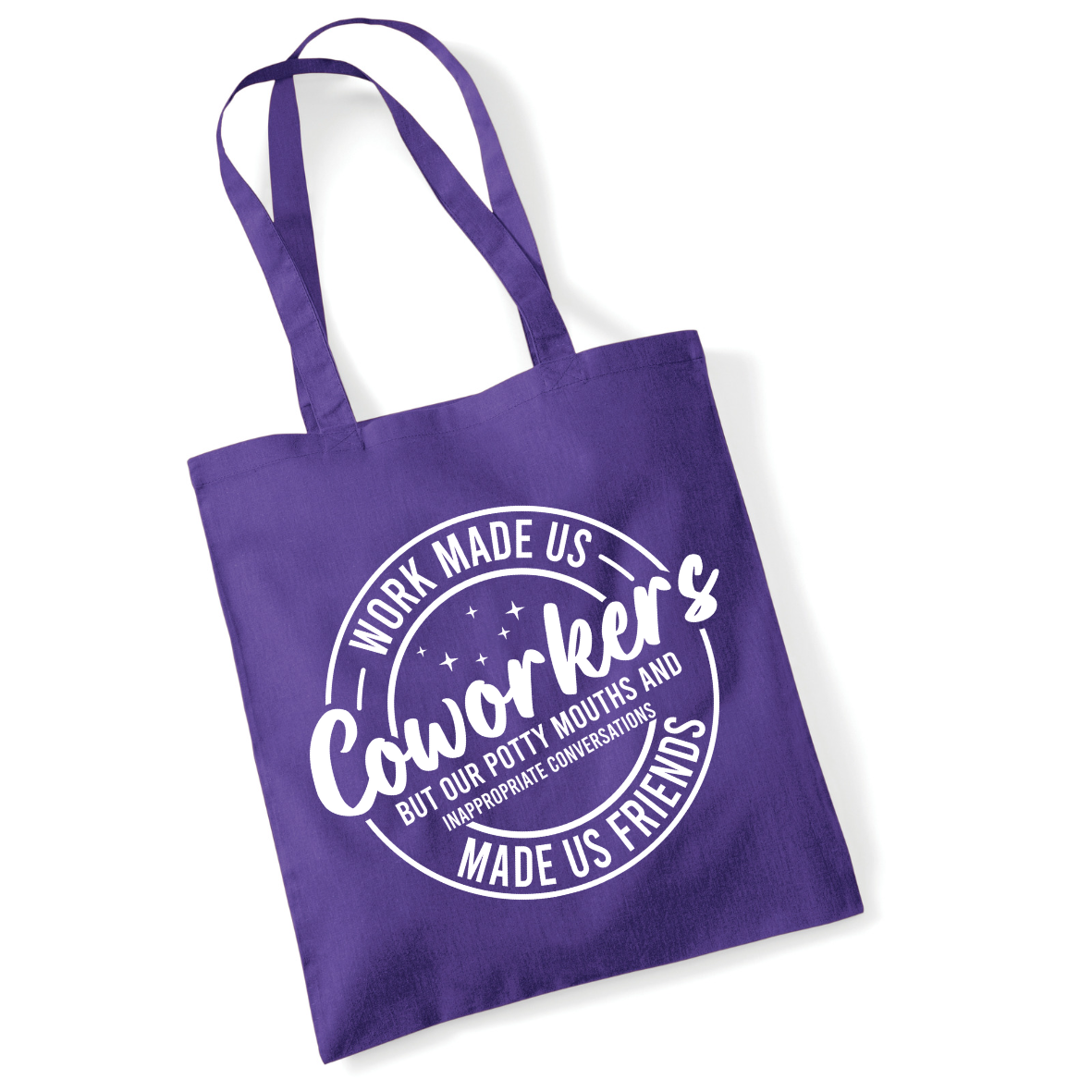 Coworker Funny Cotton Tote Bag