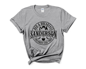 Sanderson Sisters Bed & Breakfast Halloween Adult T-shirt