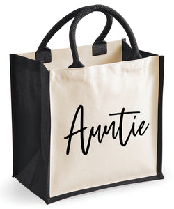 Auntie Lunch Shopping Tote Bag