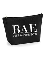 Load image into Gallery viewer, BAE Best Auntie Ever Cosmetic Make Up Storage Bag
