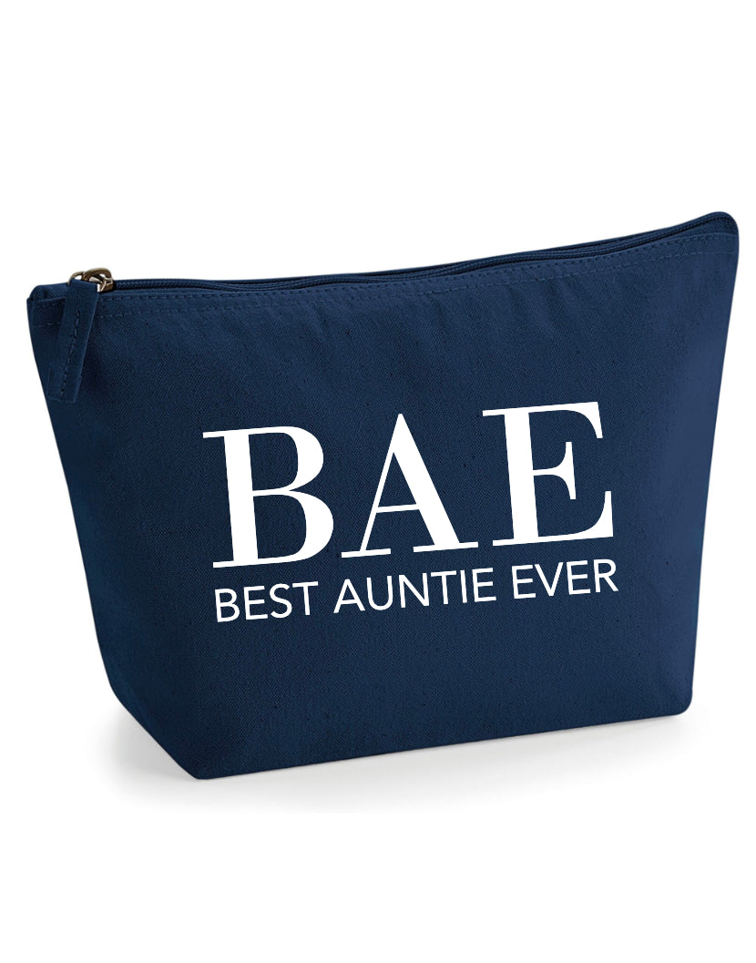 BAE Best Auntie Ever Cosmetic Make Up Storage Bag