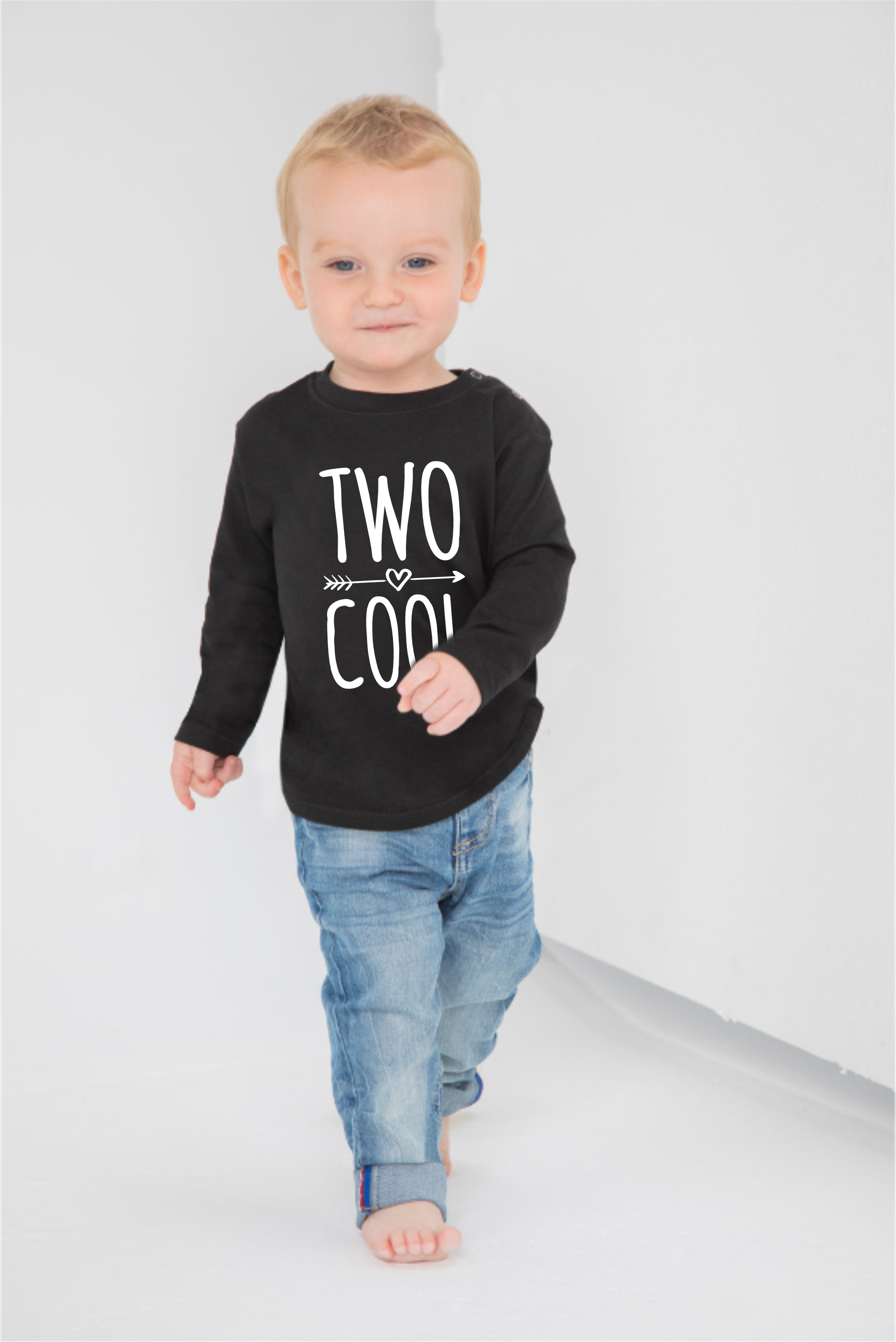 Two Cool 2nd Birthday LONG SLEEVE Kids T-Shirt