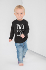 Load image into Gallery viewer, Two Cool 2nd Birthday LONG SLEEVE Kids T-Shirt
