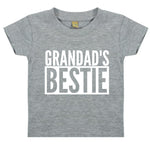 Load image into Gallery viewer, Grandad&#39;s Bestie Baby Toddler Funny T-Shirt
