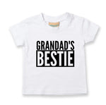 Load image into Gallery viewer, Grandad&#39;s Bestie Baby Toddler Funny T-Shirt
