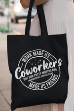 Load image into Gallery viewer, Coworker Funny Cotton Tote Bag
