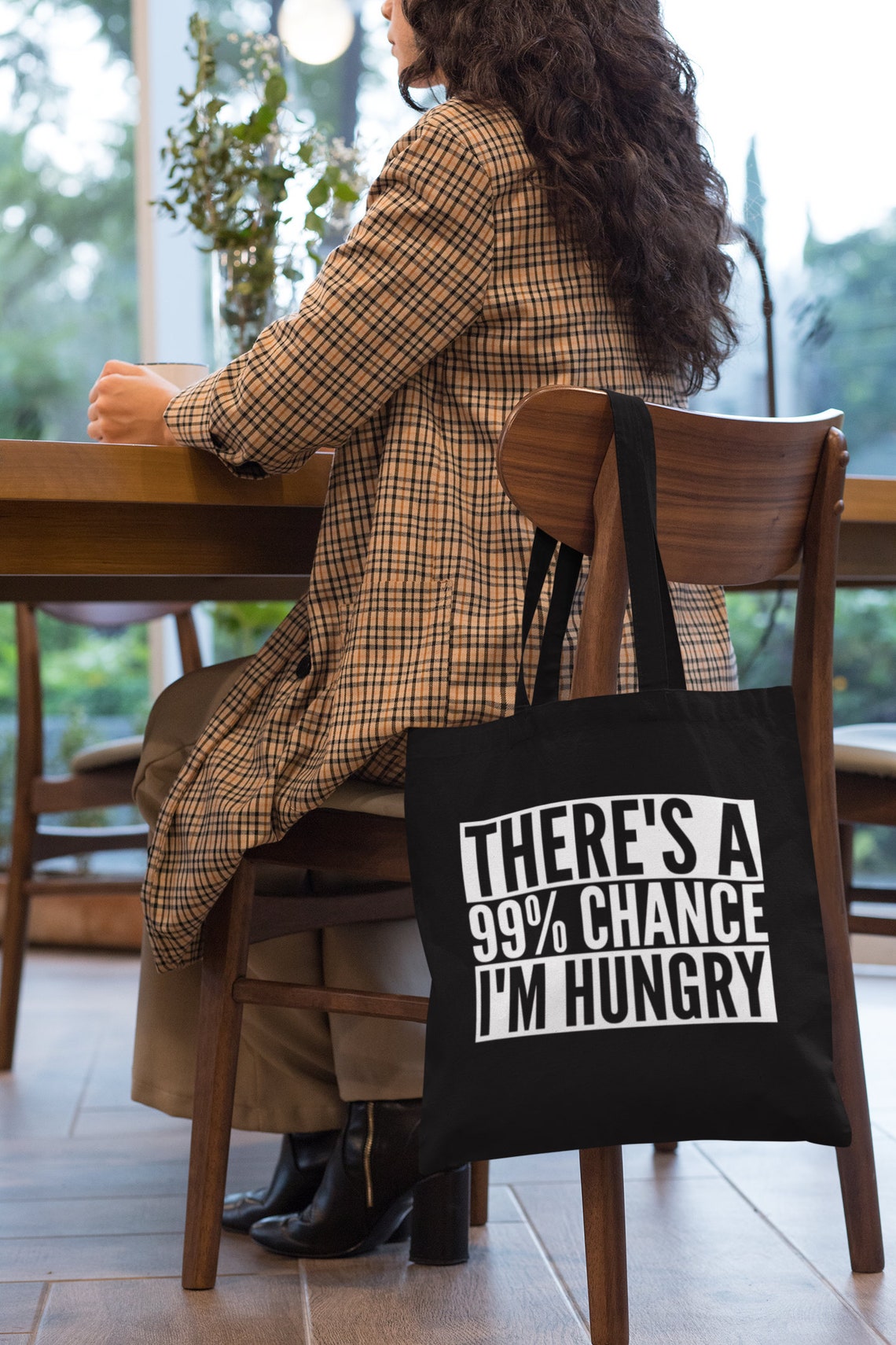 There's A 99% Chance I'm Hungry Lightweight Cotton Tote Bag