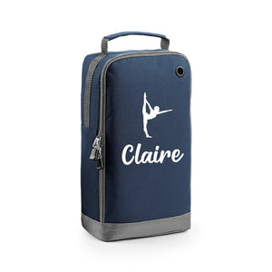 Personalised Name Gymnast Dance Text Shoe Bag Storage