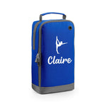 Load image into Gallery viewer, Personalised Name Gymnast Dance Text Shoe Bag Storage
