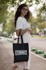 Load image into Gallery viewer, Steminist Lightweight Tote Bag
