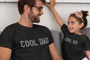 Cool Dad - Cool Kid Father Son/Daughter Matching T-shirt