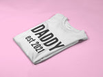 Load image into Gallery viewer, Daddy Established Custom Date Mens/Adults Novelty Tshirt
