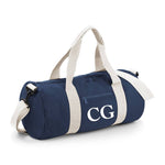 Load image into Gallery viewer, Personalised Custom INITIAL MONOGRAM Barrel Bag
