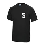 Load image into Gallery viewer, Kids Personalised Polyester Name &amp; Number Sport T-Shirt
