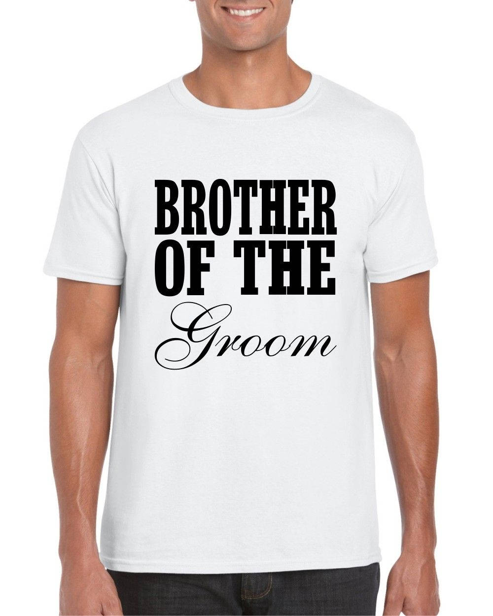 Brother of the Groom - Mens T-Shirt - Red Leader Clothing