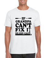 Load image into Gallery viewer, If GRANDPA Can&#39;t Fix It No One Can - Mens T-shirt
