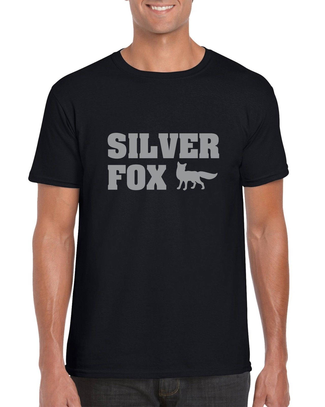 Silver Fox - Mens T-shirt - Red Leader Clothing