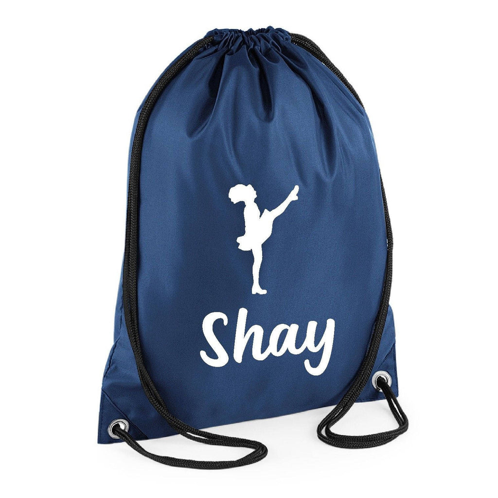 Personalised Name Drawstring Irish Dance Bag School Club PE Custom Name Childrens Bag Kids  Ceili Gaelic Stepdance Sean-Nós Irish - Red Leader Clothing