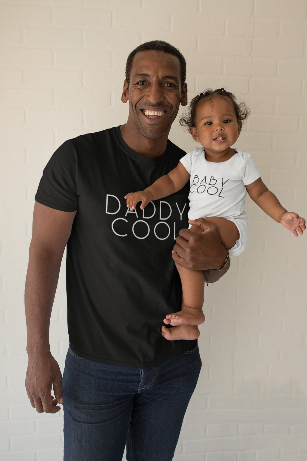 Baby Cool Daddy Cool Dad Baby Matching T-Shirt & Bodysuit - Red Leader Clothing