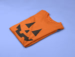 Load image into Gallery viewer, Pumpkin Face Halloween Costume Kids Childs Halloween T-Shirt Trick or Treat Fancy Dress Funny Costume - Red Leader Clothing
