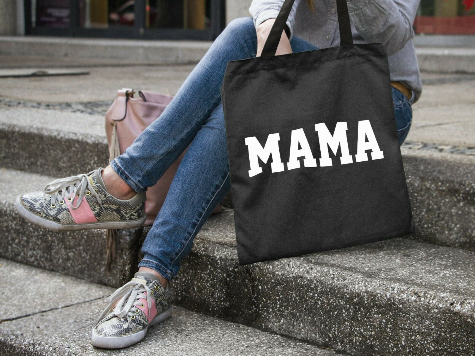 Mama Tote Bag Cotton Bag Lightweight - Red Leader Clothing