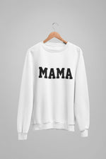 Load image into Gallery viewer, Mama Unisex Crew Neck Sweatshirt Jumper Sweater - Red Leader Clothing
