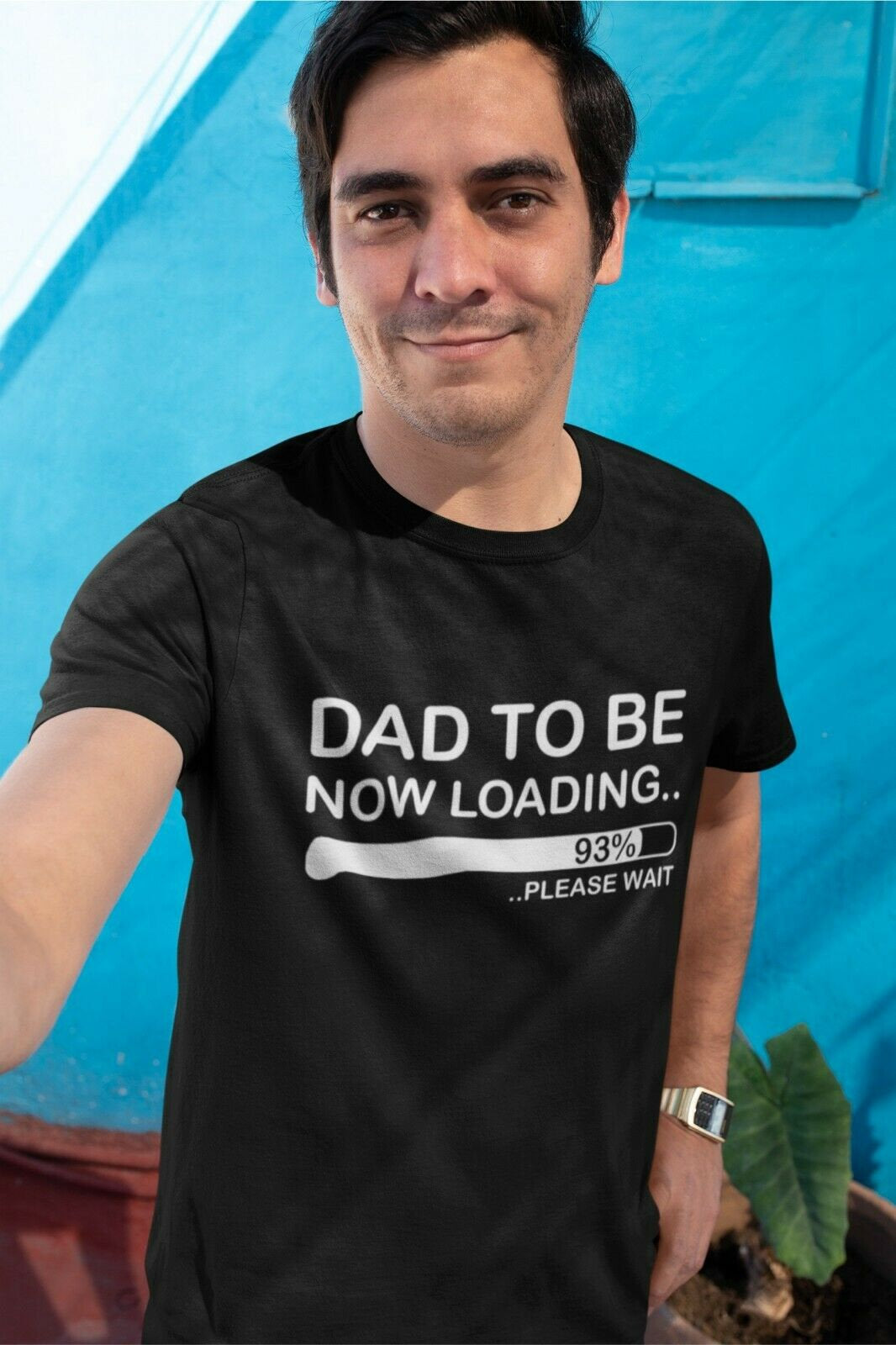 Dad To Be Now Loading Mens T-shirt