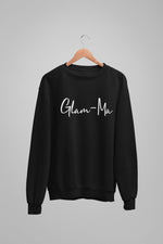 Load image into Gallery viewer, Glam-Ma Grandma Unisex Crew Neck Sweatshirt
