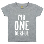 Load image into Gallery viewer, Mr Onederful One Derful 1st Birthday Kids T-shirt - Red Leader Clothing
