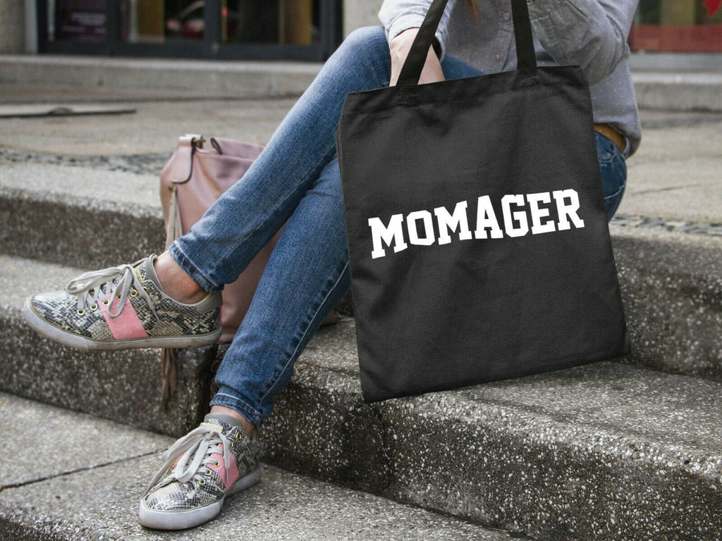 Momager Mum Lightweight Cotton Tote Bag - Red Leader Clothing