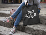 Load image into Gallery viewer, Crazy Cat Lady Lightweight Cotton Tote Bag - Red Leader Clothing
