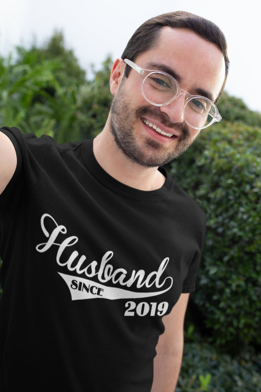 Husband Since CUSTOM YEAR - Mens T-shirt - Red Leader Clothing