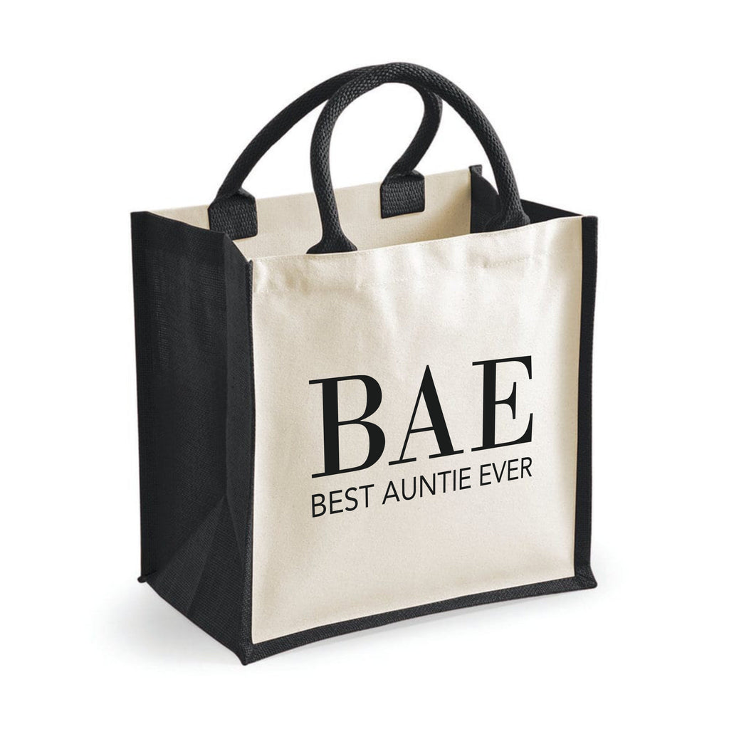 BAE Best Auntie Ever Lunch Shopping Tote Bag - Red Leader Clothing