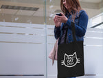 Load image into Gallery viewer, Crazy Cat Lady Lightweight Cotton Tote Bag - Red Leader Clothing
