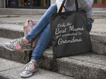 Load image into Gallery viewer, Only The Best Mums Get Promoted To Grandma Lightweight Cotton Bag - Red Leader Clothing
