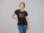 Load image into Gallery viewer, Mr and Mrs Couples Personalised Surname T-Shirt - Red Leader Clothing
