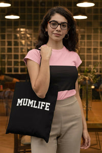 Mumlife Motherhood Lightweight Cotton Tote Bag - Red Leader Clothing