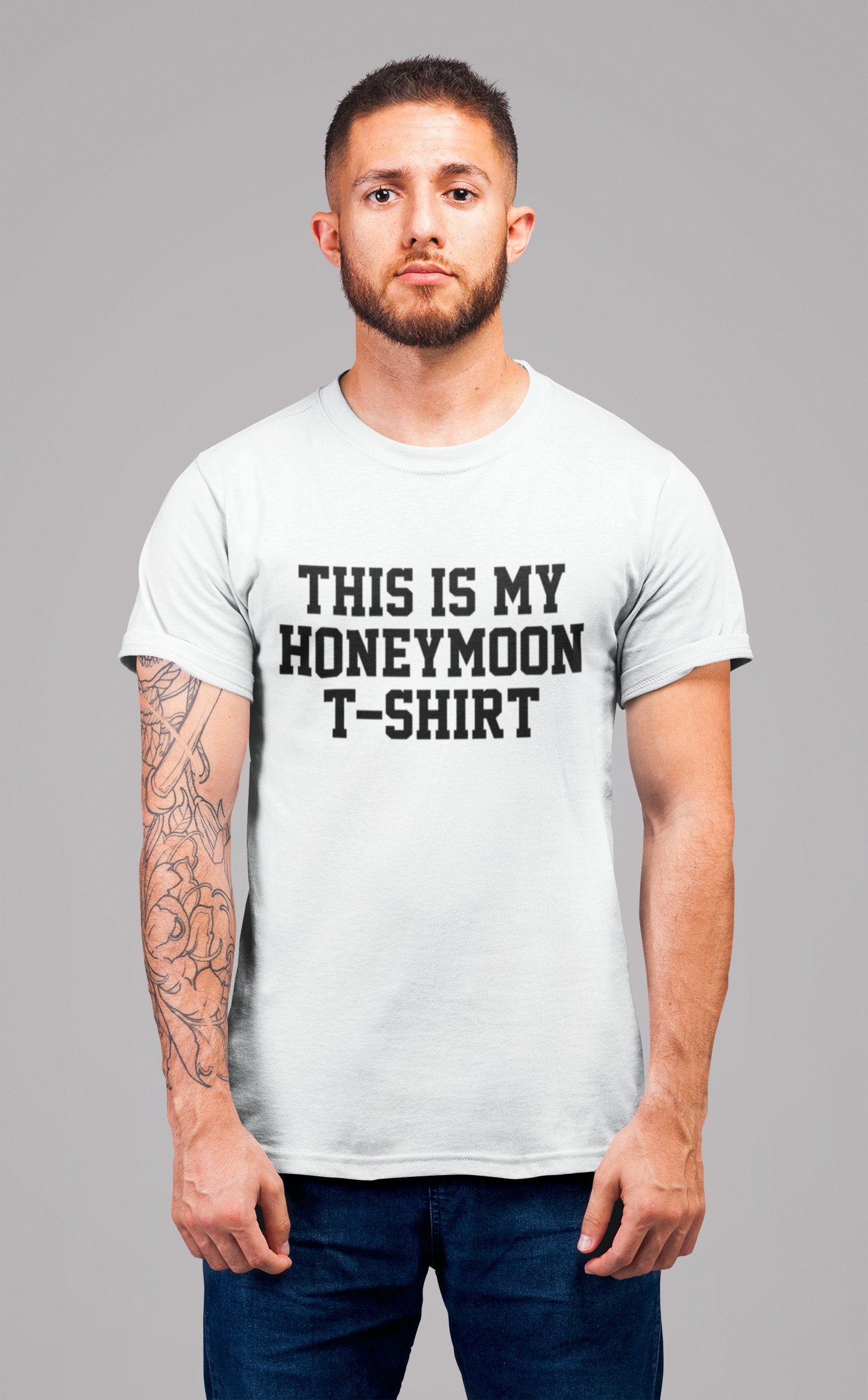 This Is My Honeymoon T-Shirt Hubby Wifey Couples T-Shirt